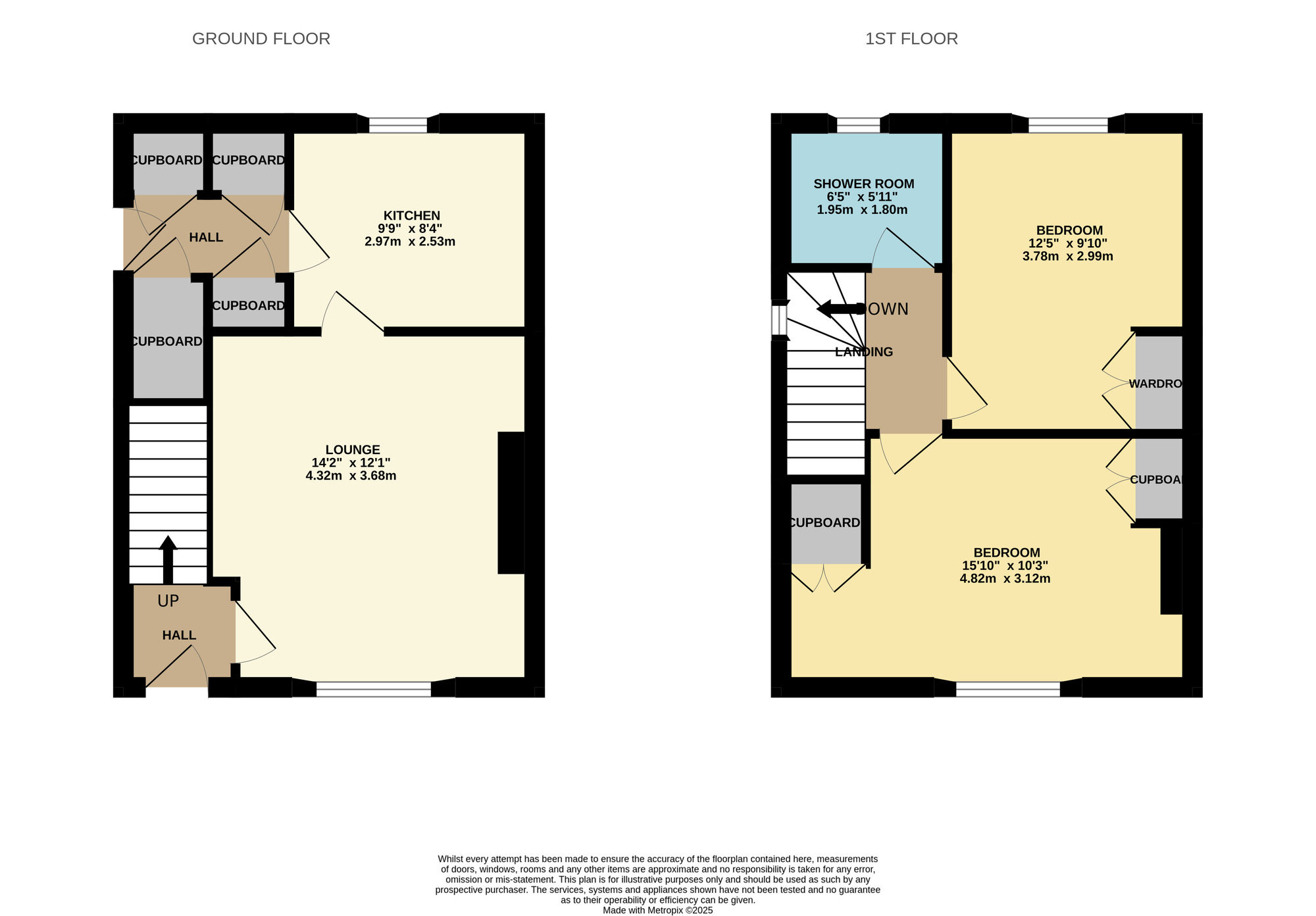 Floorplan of 2 bedroom Semi Detached House for sale, Addison Crescent, Leven, Fife, KY8