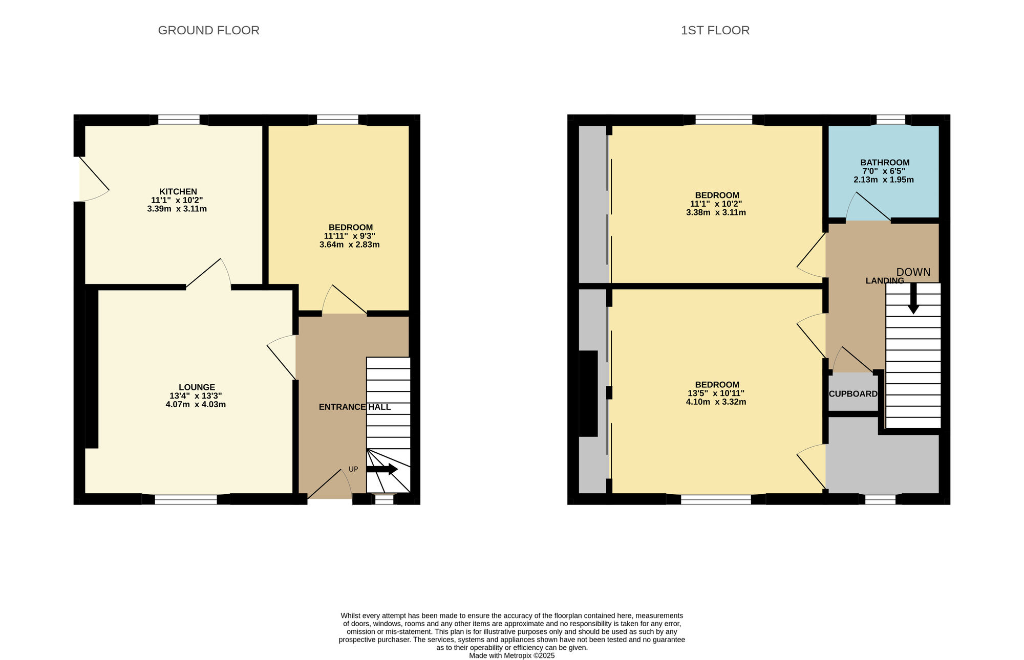 Floorplan of 3 bedroom End Terrace House for sale, Sycamore Avenue, Methil, Fife, KY8