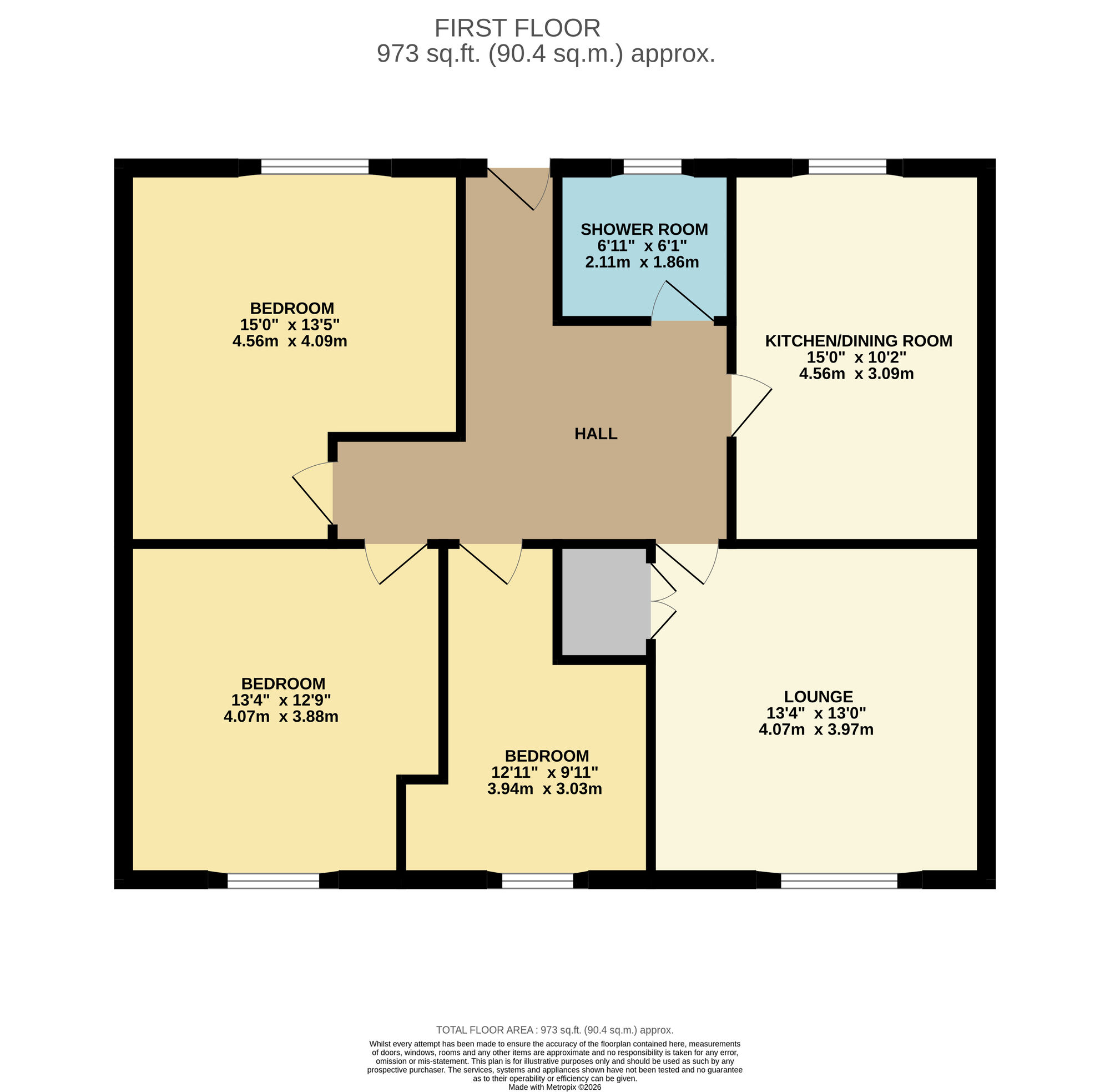 Floorplan of 3 bedroom Flat for sale, Victoria Road, Leven, Fife, KY8