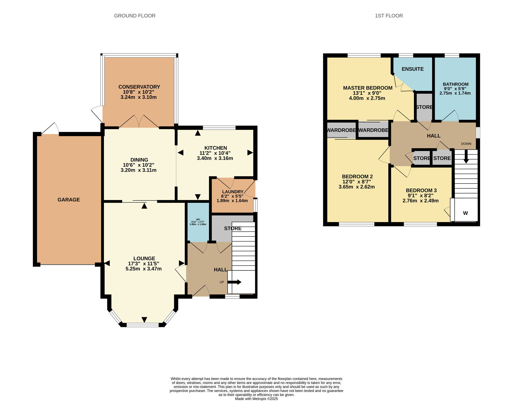 Floorplan of 3 bedroom Detached House for sale, Rosemount Grove, Leven, Fife, KY8