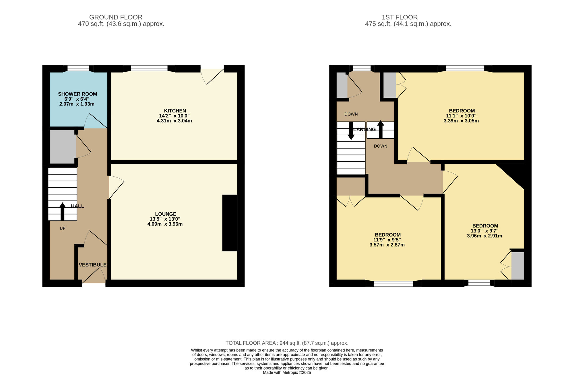Floorplan of 3 bedroom End Terrace House for sale, Robertson Avenue, Leven, Fife, KY8