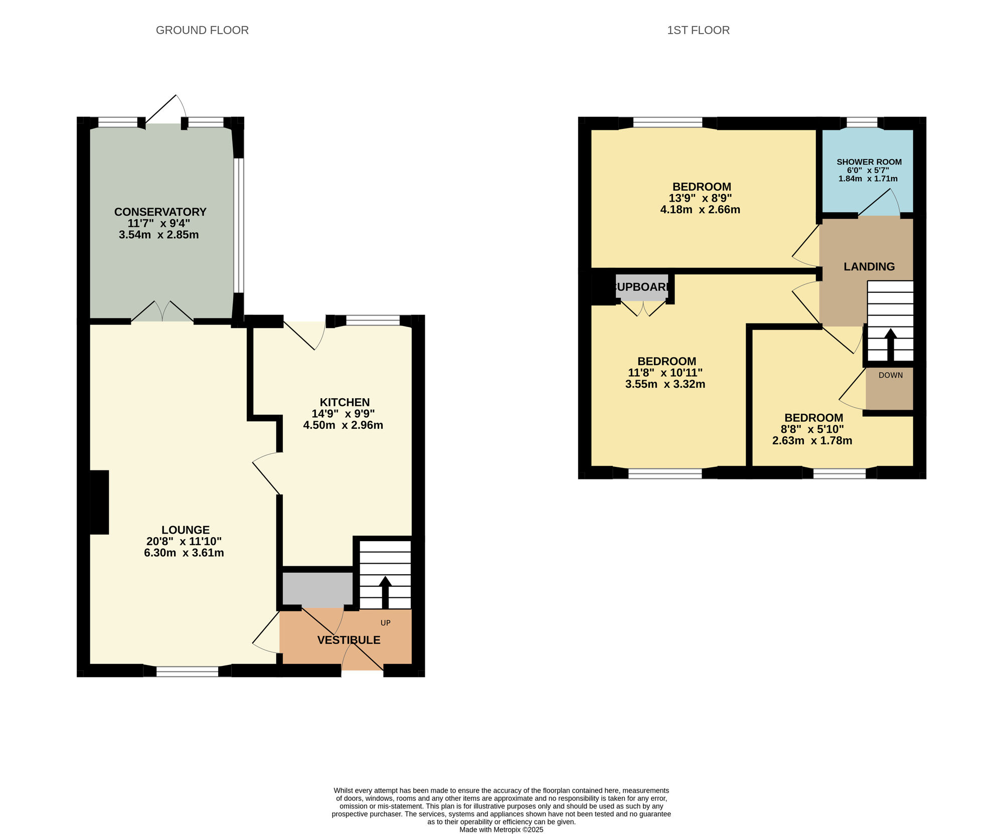 Floorplan of 3 bedroom Mid Terrace House for sale, Keir Hardie Street, Methil, Fife, KY8
