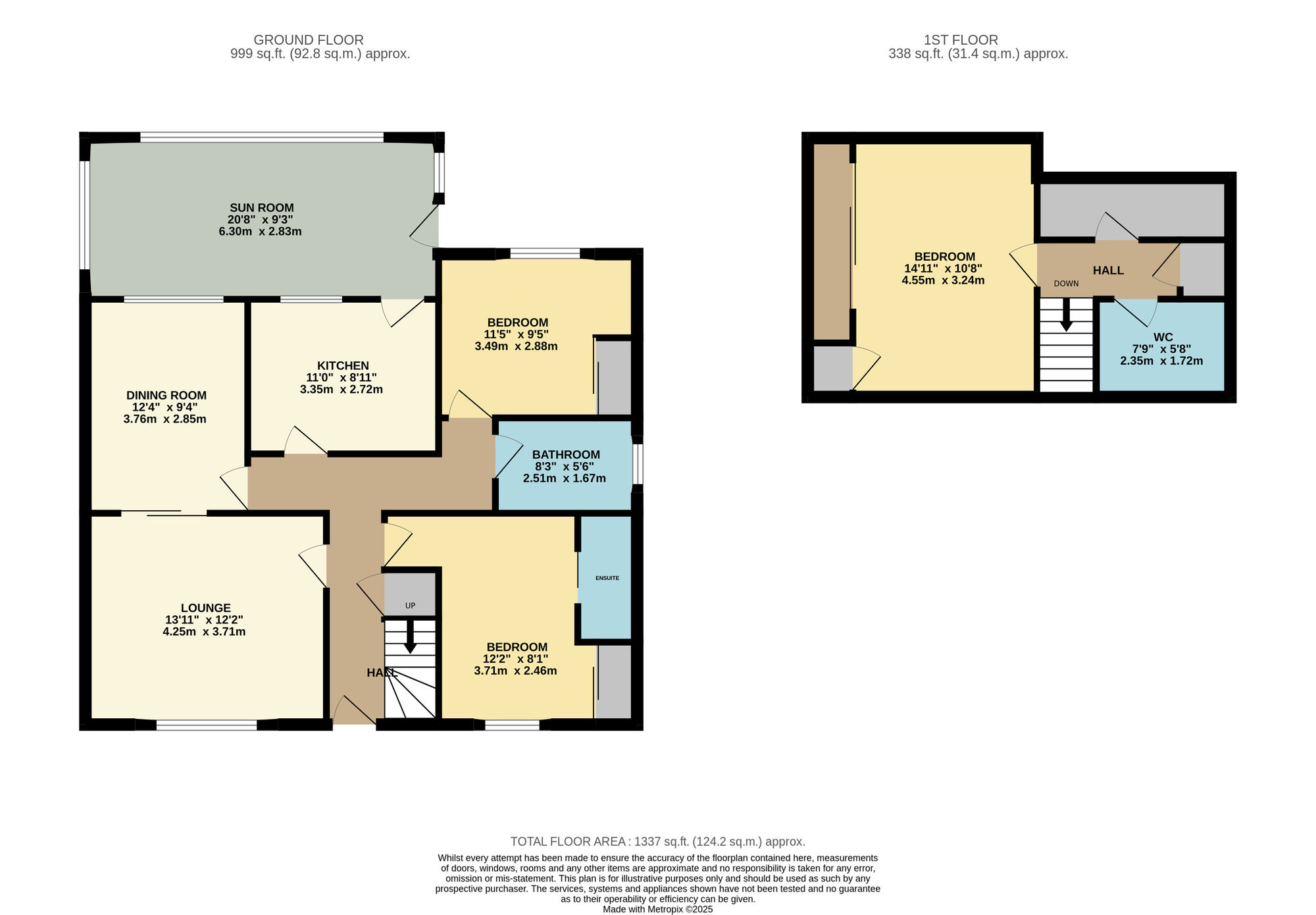 Floorplan of 3 bedroom Detached House for sale, Glencairn Gardens, Leven, Fife, KY8