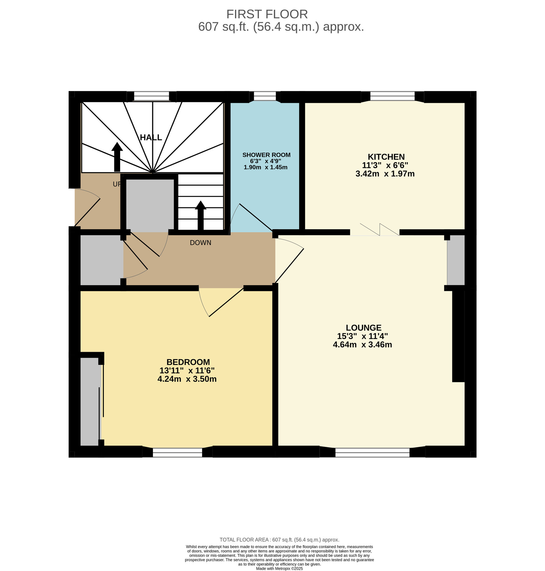Floorplan of 1 bedroom  Flat for sale, Haughgate Street, Leven, Fife, KY8