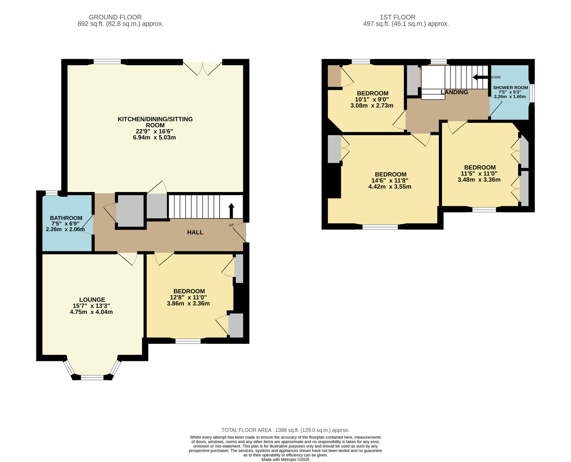 Floorplan of 4 bedroom Semi Detached House for sale, Scoonie Crescent, Leven, Fife, KY8