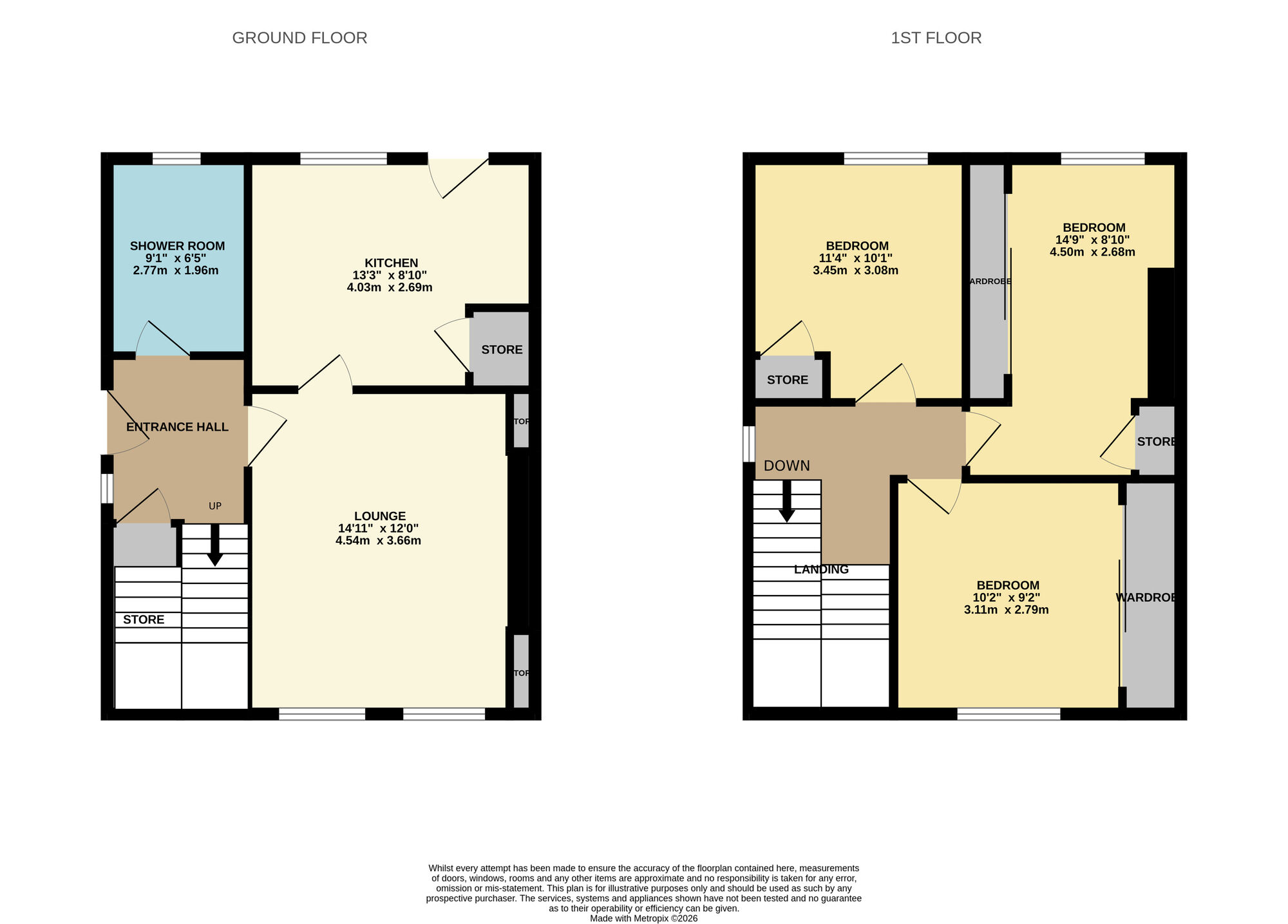 Floorplan of 3 bedroom End Terrace House for sale, Robertson Avenue, Leven, Fife, KY8