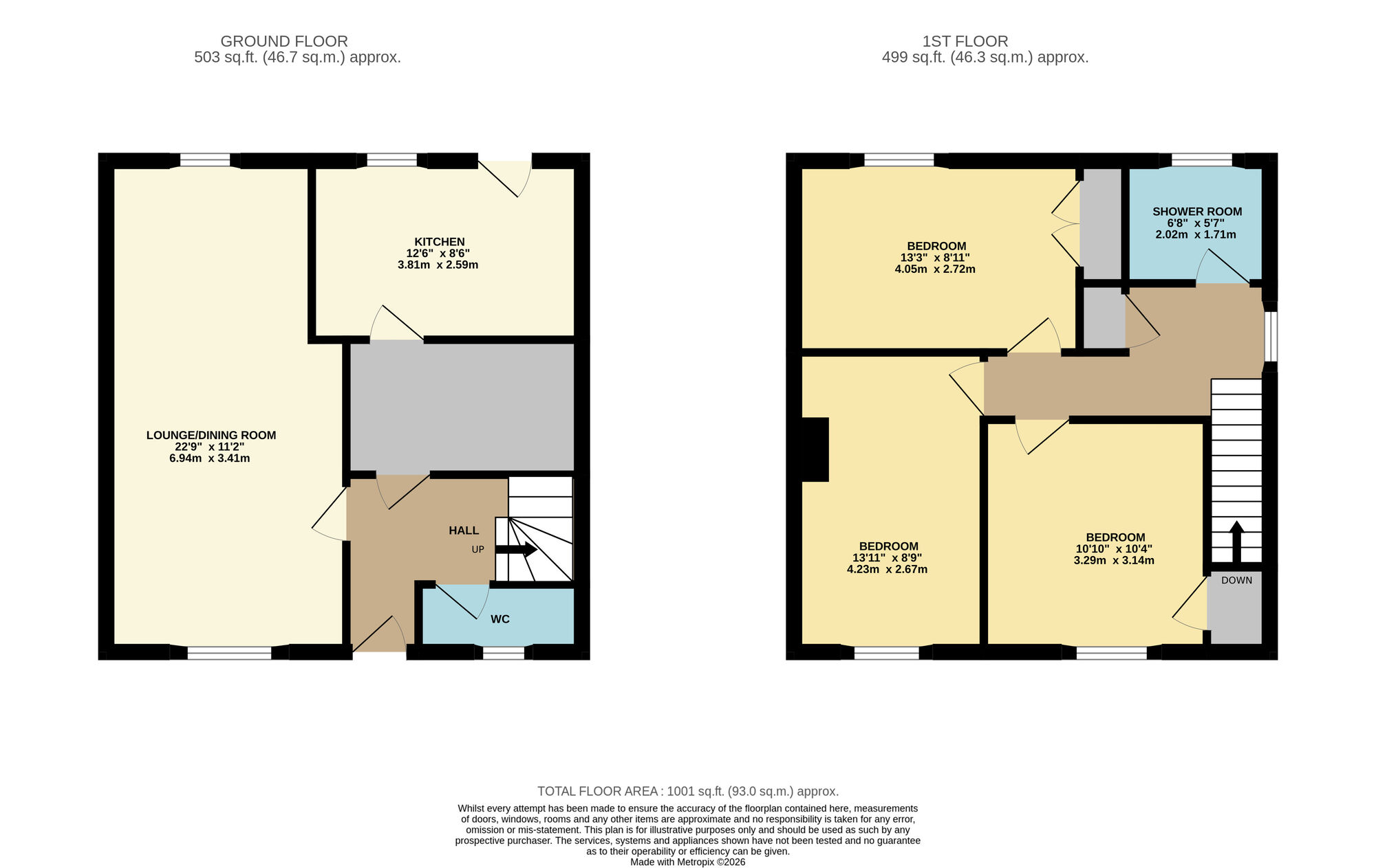 Floorplan of 3 bedroom Semi Detached House for sale, Tods Green, Crail, Fife, KY10
