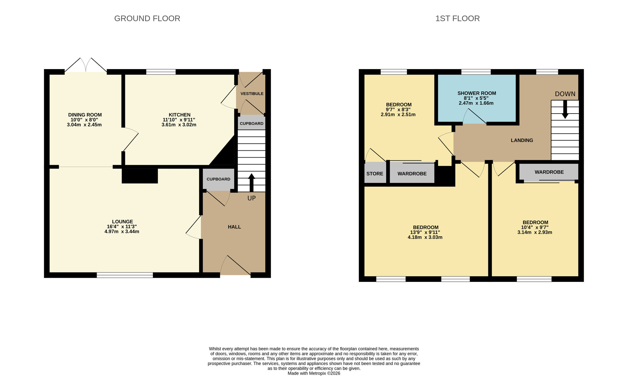 Floorplan of 3 bedroom Mid Terrace House for sale, Hazel Dene, Methil, Fife, KY8