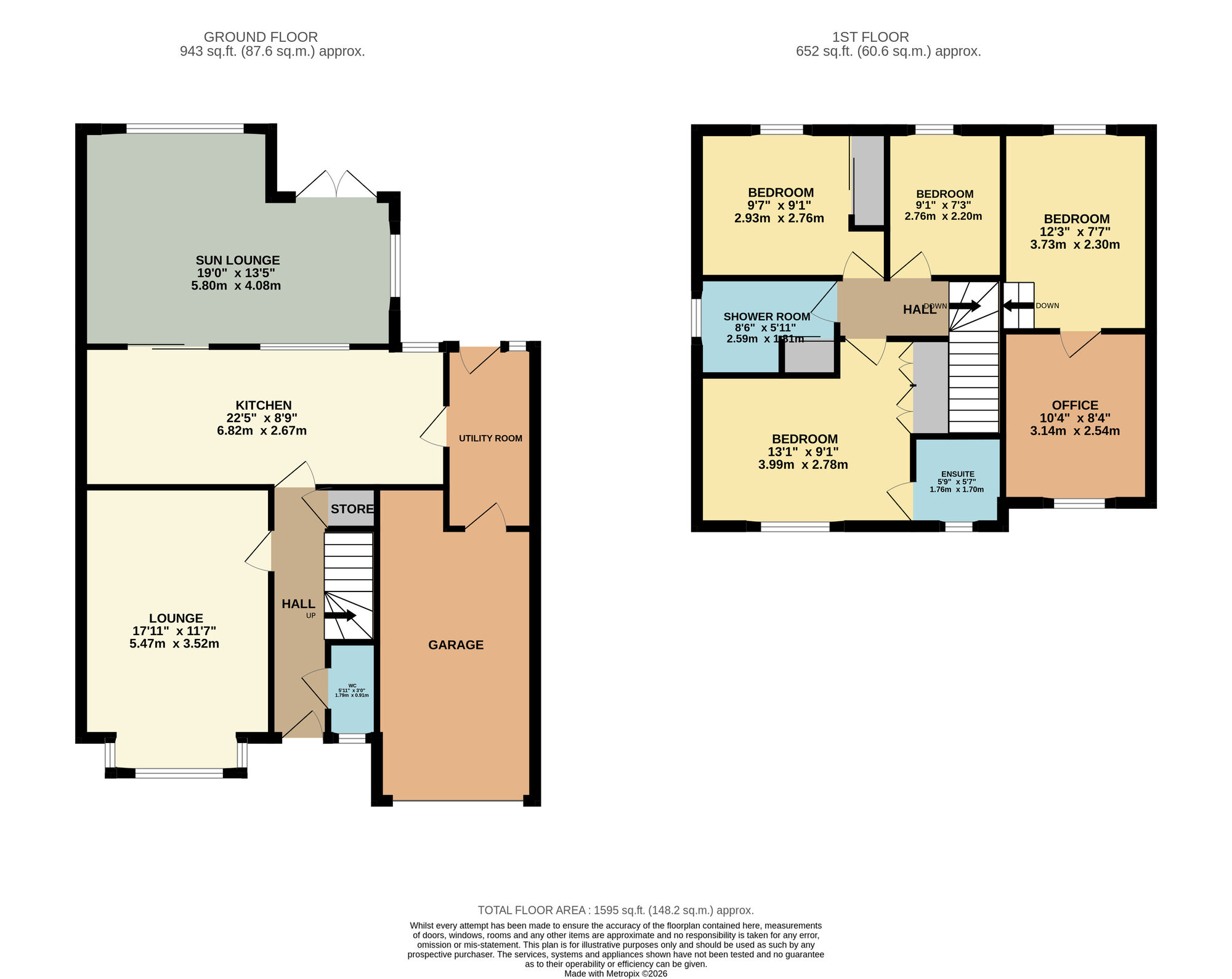 Floorplan of 4 bedroom Detached House for sale, Penrice Park, Lundin Links, Fife, KY8