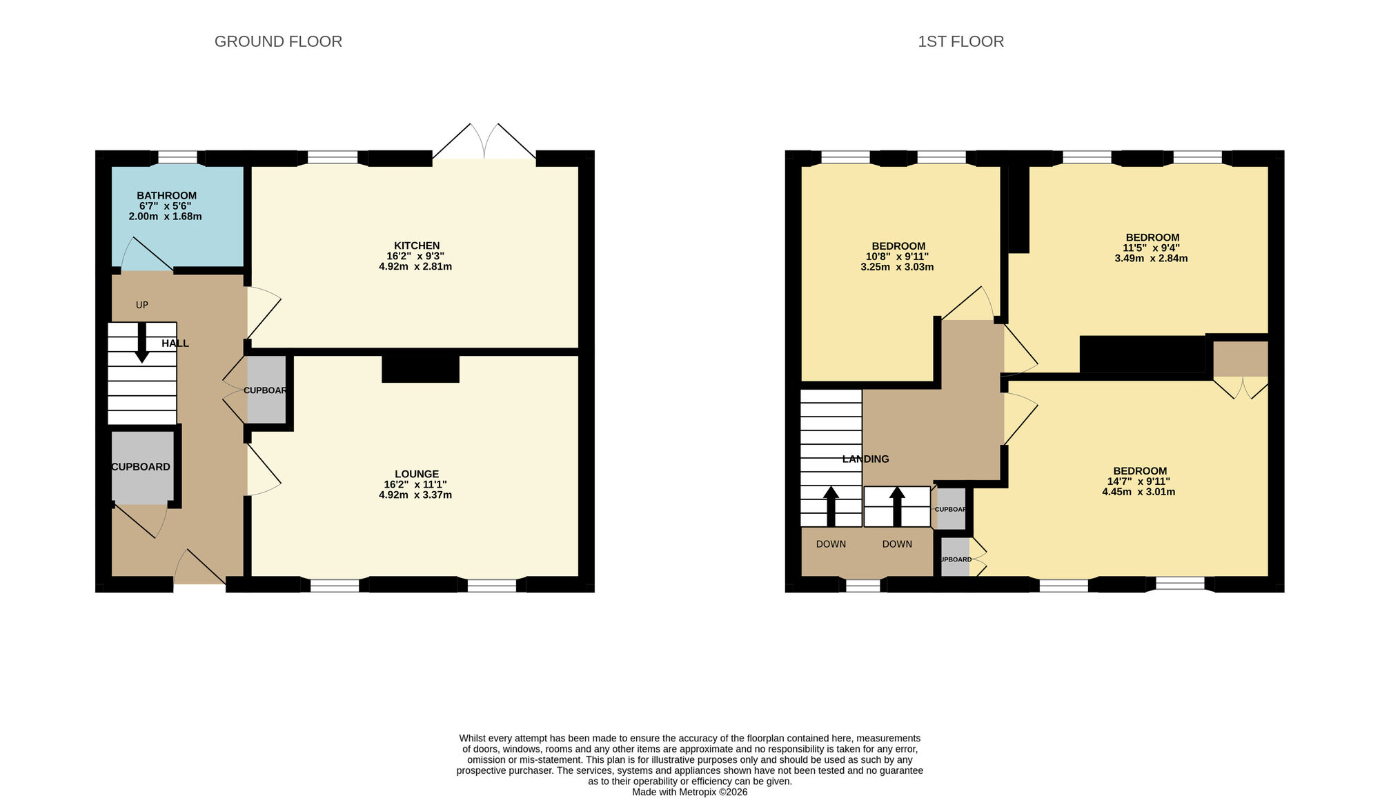 Floorplan of 3 bedroom Mid Terrace House for sale, Lilac Bank, Methil, Fife, KY8
