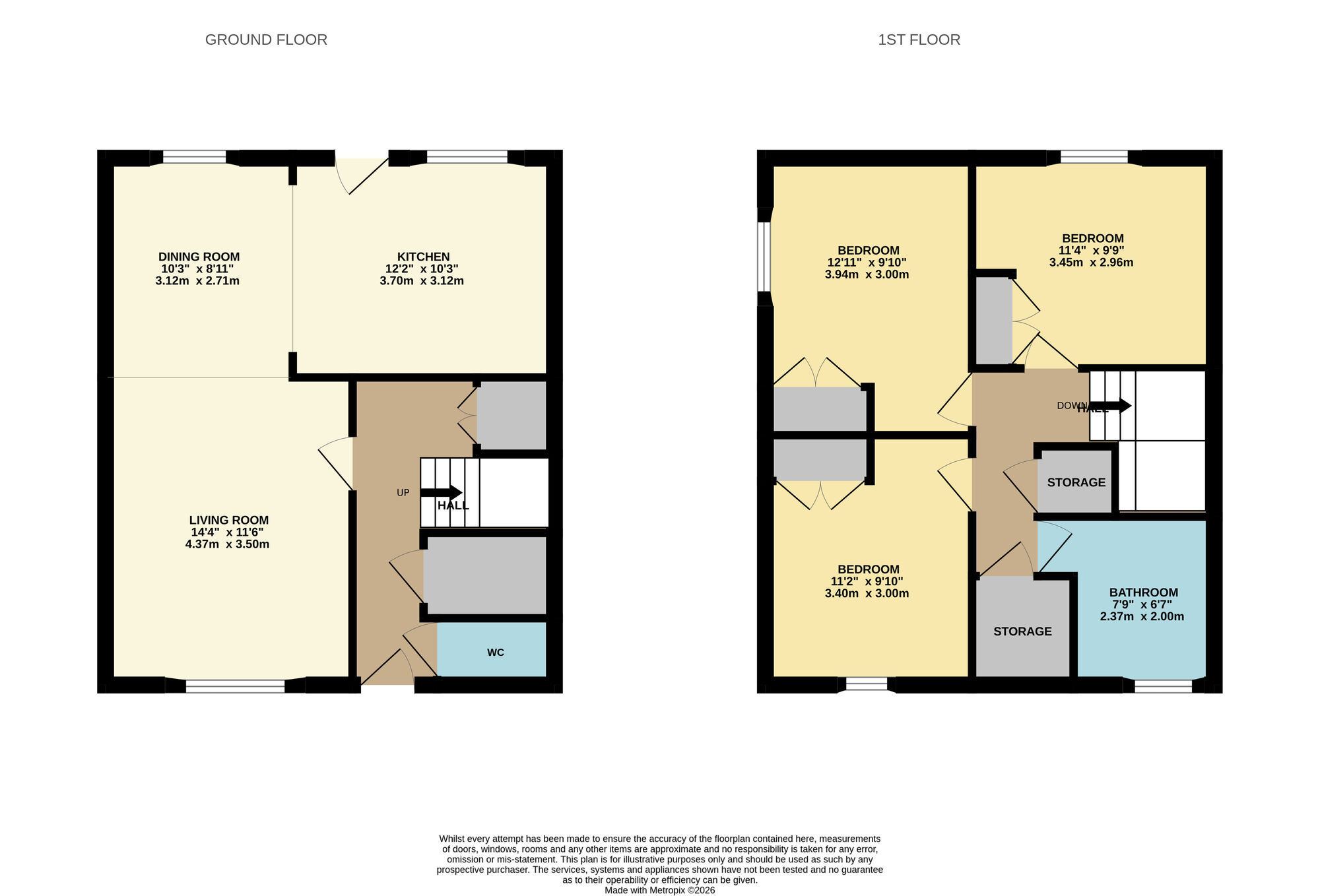 Floorplan of 3 bedroom End Terrace House for sale, Dreelside, Anstruther, Fife, KY10