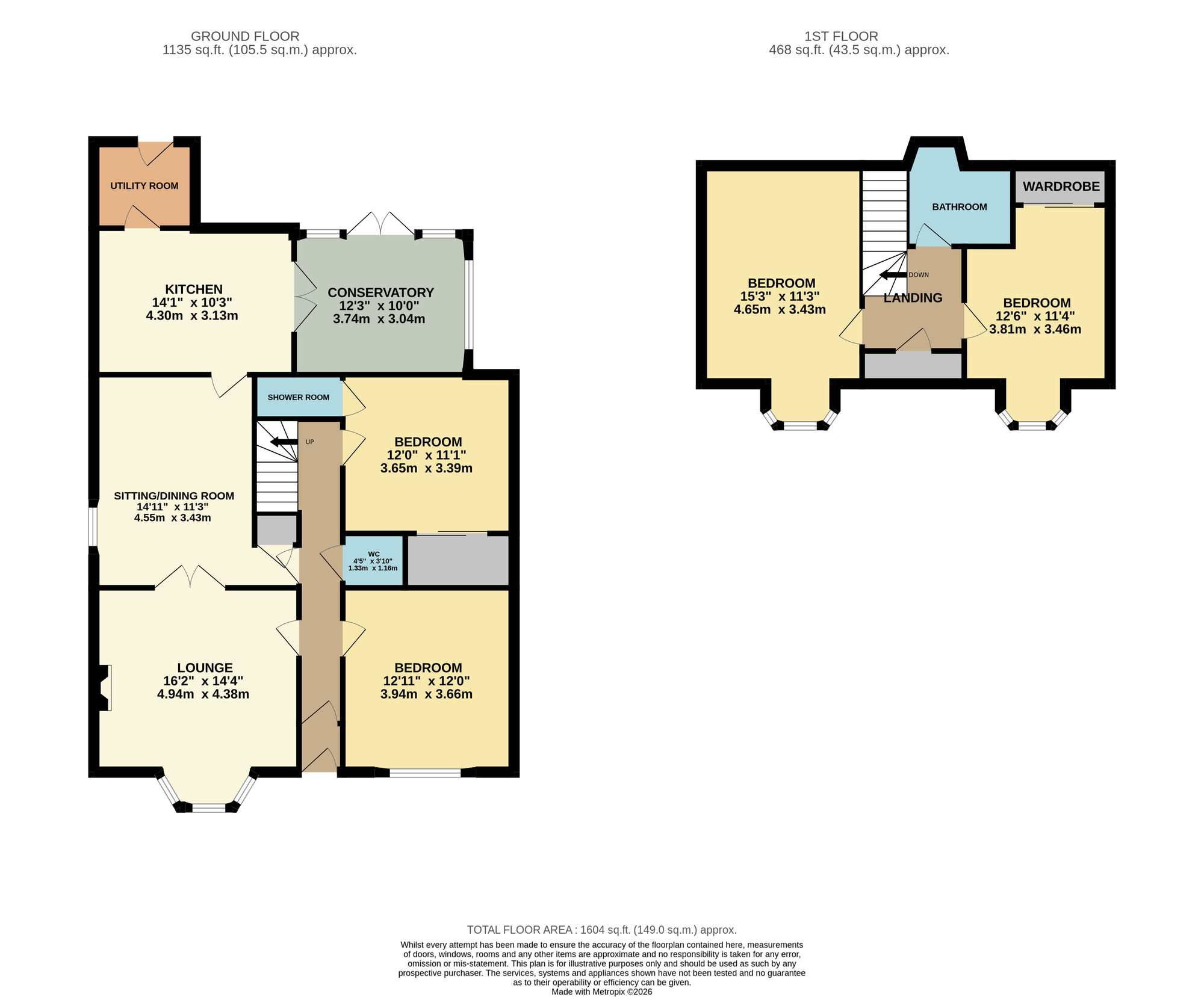 Floorplan of 4 bedroom Semi Detached House for sale, High Street, Methil, Fife, KY8