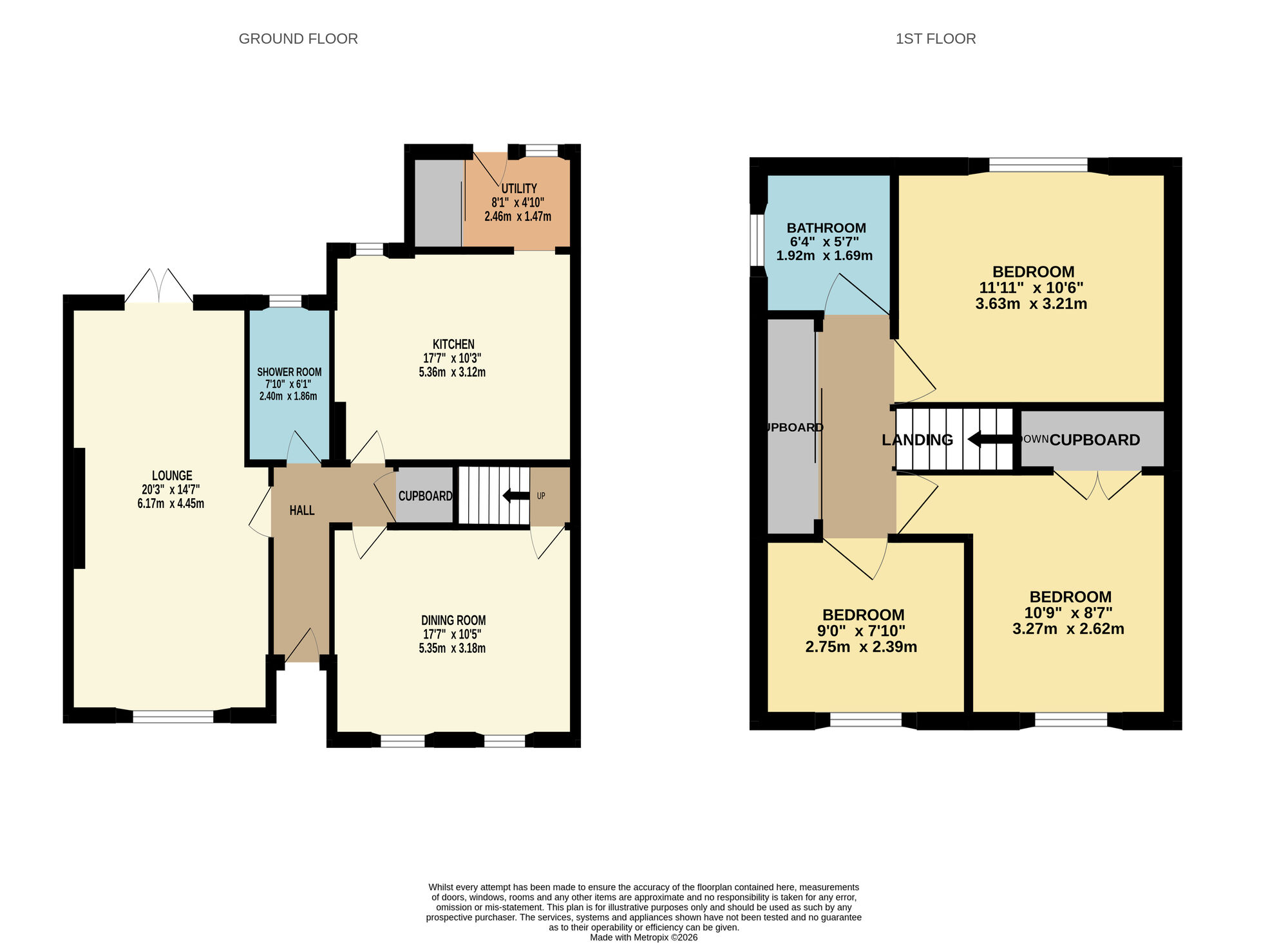 Floorplan of 3 bedroom Semi Detached House for sale, Manse Park, Kennoway, Fife, KY8