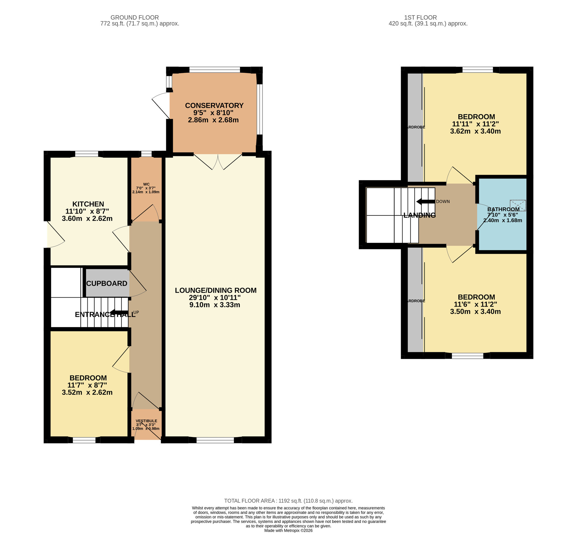 Floorplan of 3 bedroom Detached House for sale, The Roundel, Lundin Links, Fife, KY8