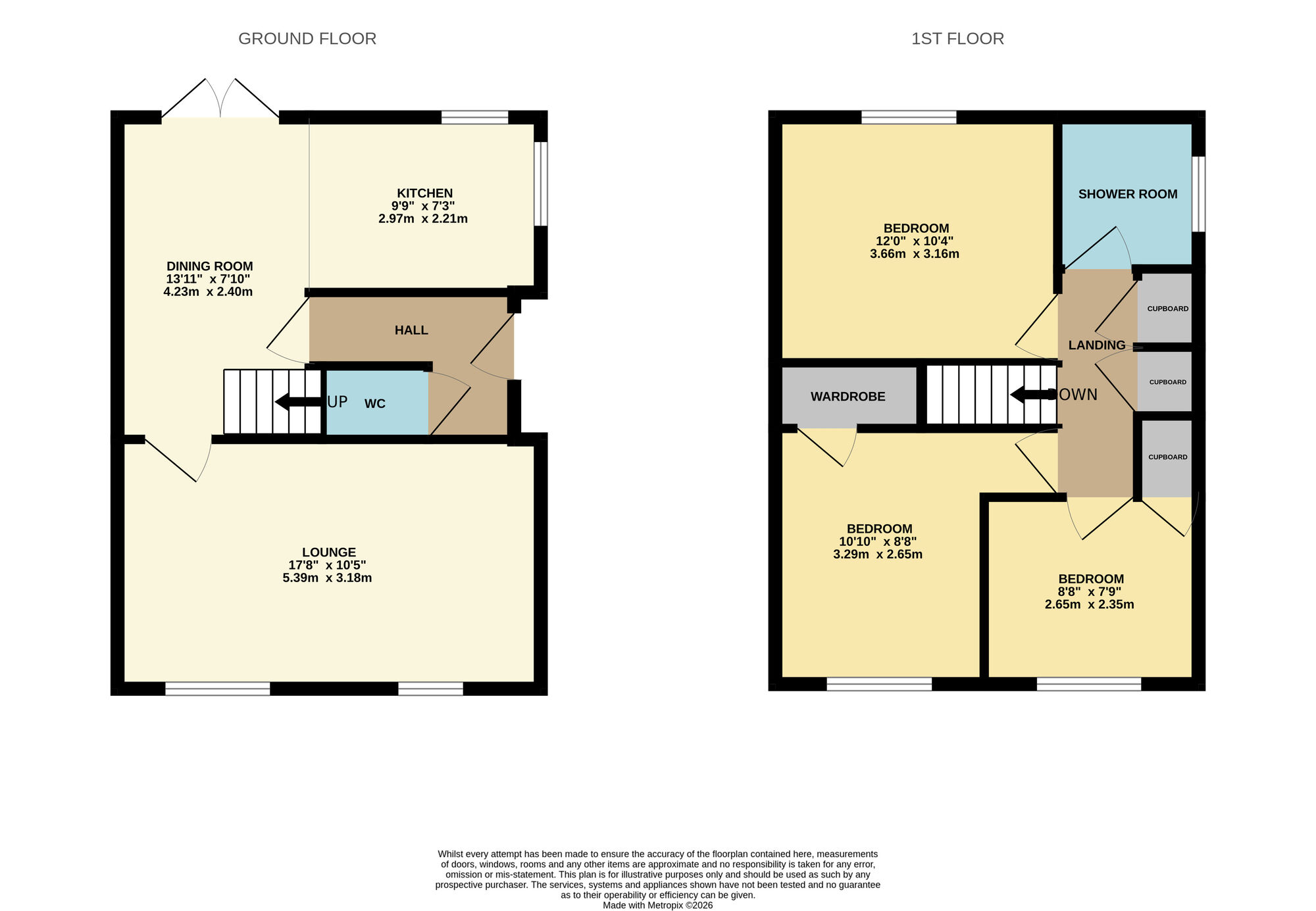 Floorplan of 3 bedroom Detached House for sale, Manse Park, Kennoway, Fife, KY8