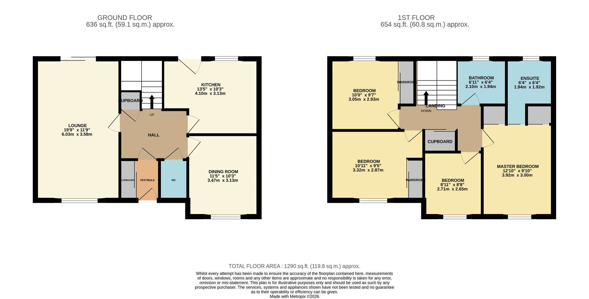 Floorplan of 4 bedroom Detached House for sale, Rowan Lane, Leven, Fife, KY8