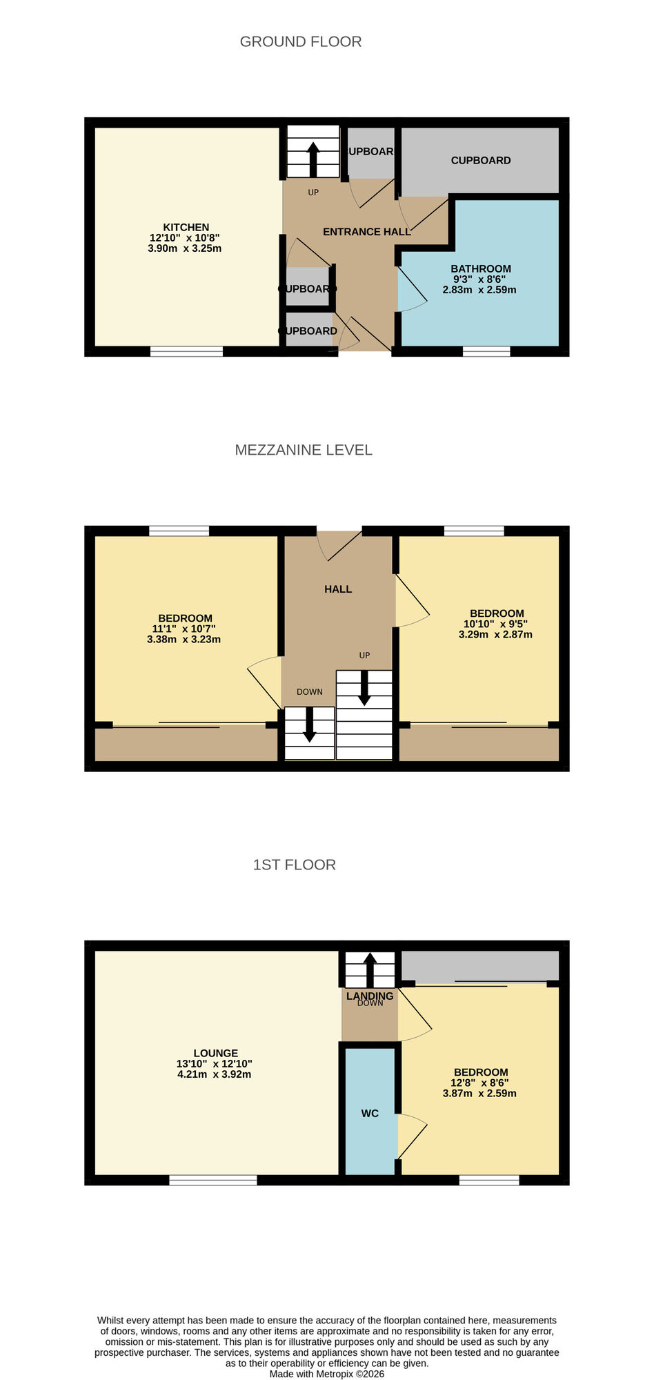 Floorplan of 3 bedroom Semi Detached House for sale, Dubbieside, Methil, Fife, KY8