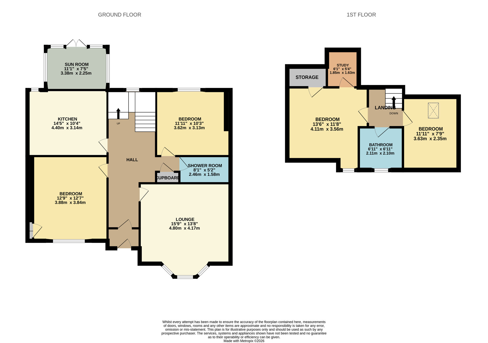 Floorplan of 4 bedroom Semi Detached House for sale, Viewforth Place, Pittenweem, Fife, KY10
