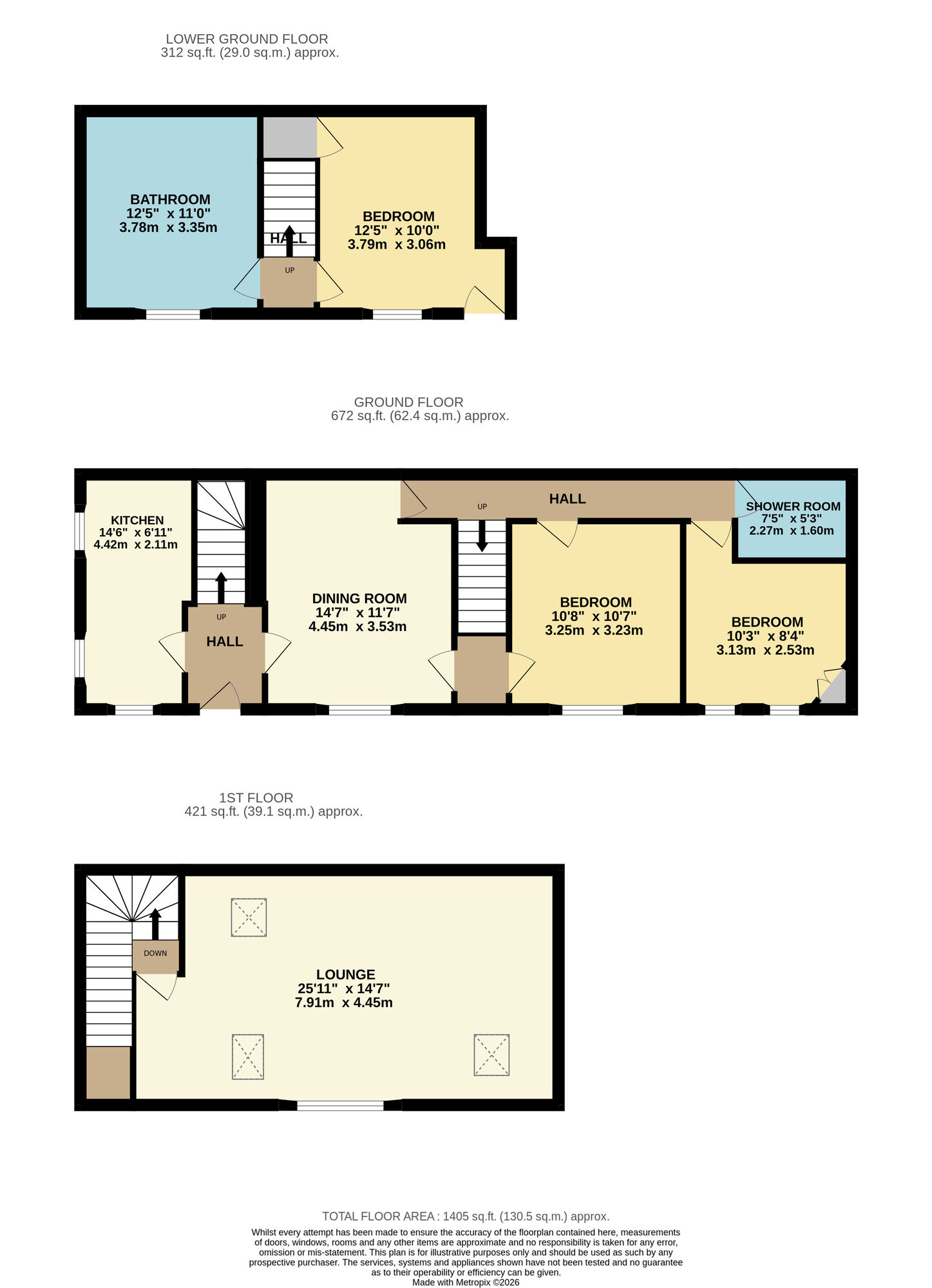 Floorplan of 3 bedroom Semi Detached House for sale, West Shore, St. Monans, Fife, KY10