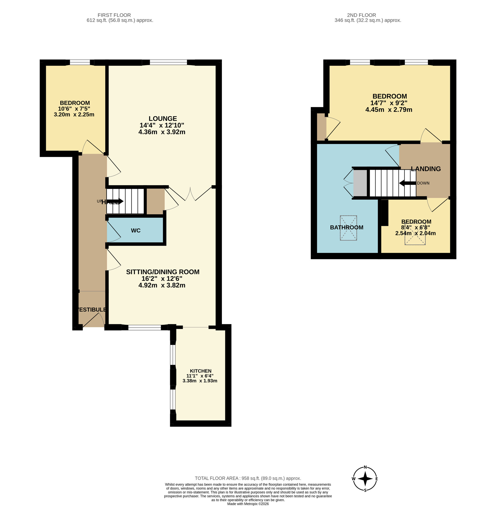 Floorplan of 3 bedroom Flat for sale, Taylor Street, Methil, Fife, KY8