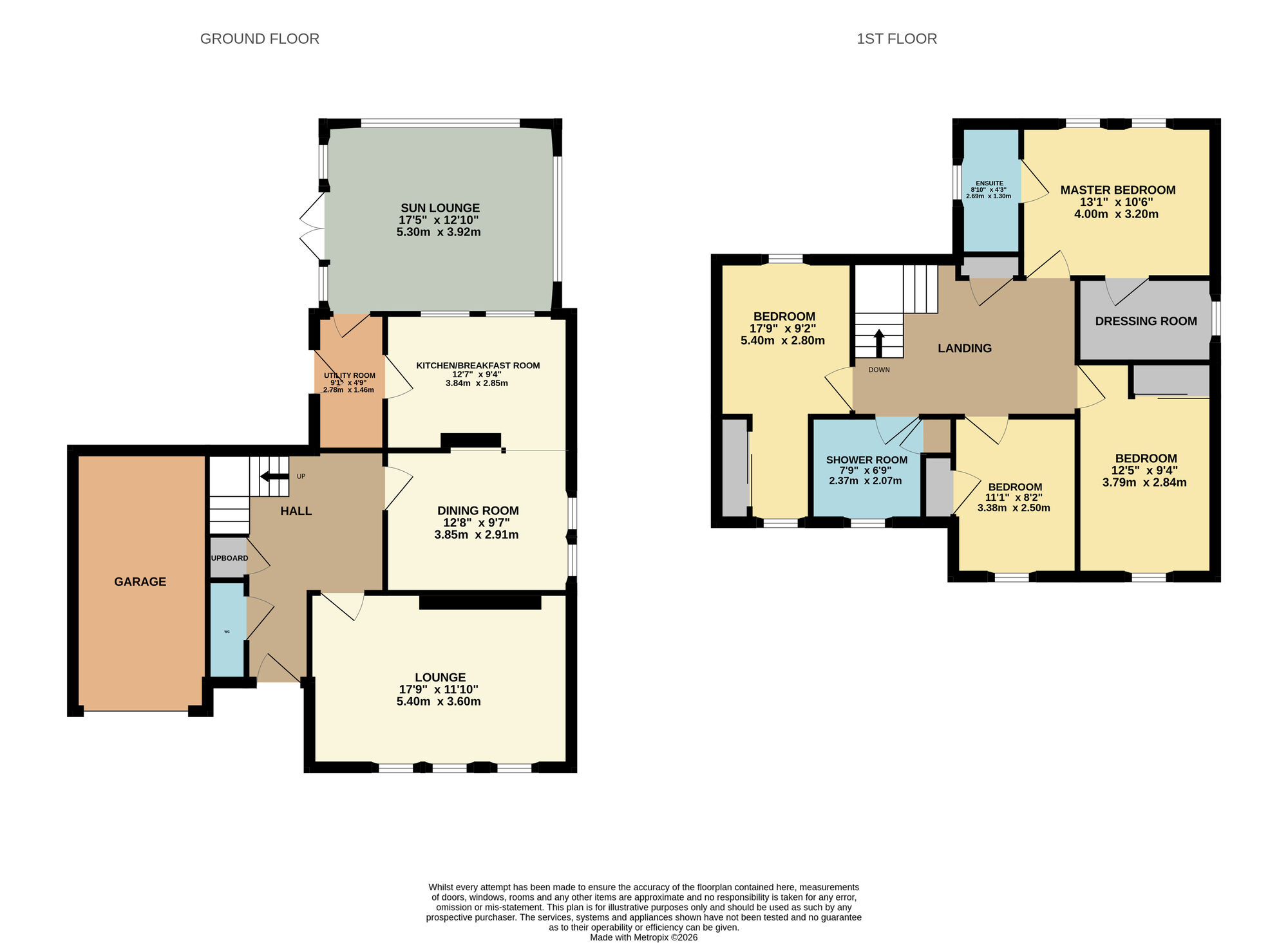 Floorplan of 4 bedroom Detached House for sale, Fernbank Drive, Windygates, Fife, KY8