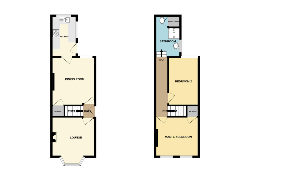 Floorplan of 2 bedroom Mid Terrace House to rent, Laceby Street, Lincoln, LN2