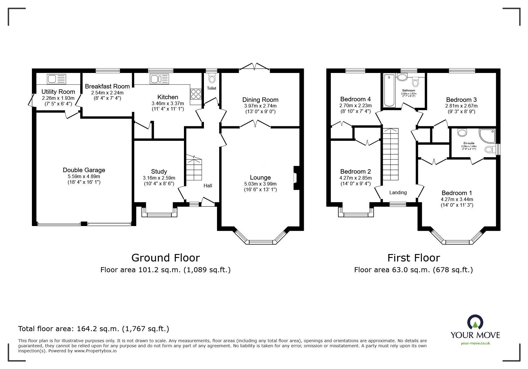 Floorplan of 4 bedroom Detached House for sale, Frome Close, Lincolnshire, LN6