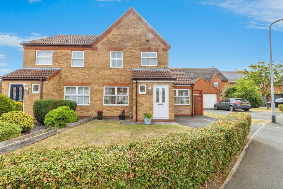 Main image of 3 bedroom Semi Detached House for sale, Gloucester Close, Bracebridge Heath, Lincolnshire, LN4