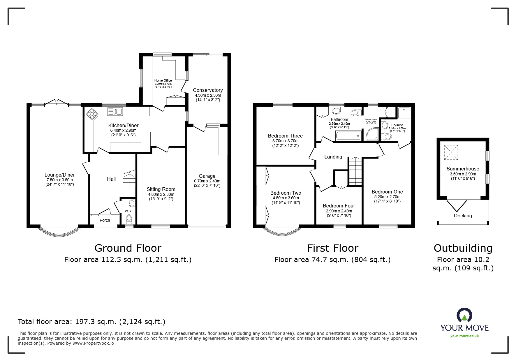 Floorplan of 4 bedroom Detached House for sale, Swallowbeck Avenue, Lincolnshire, LN6