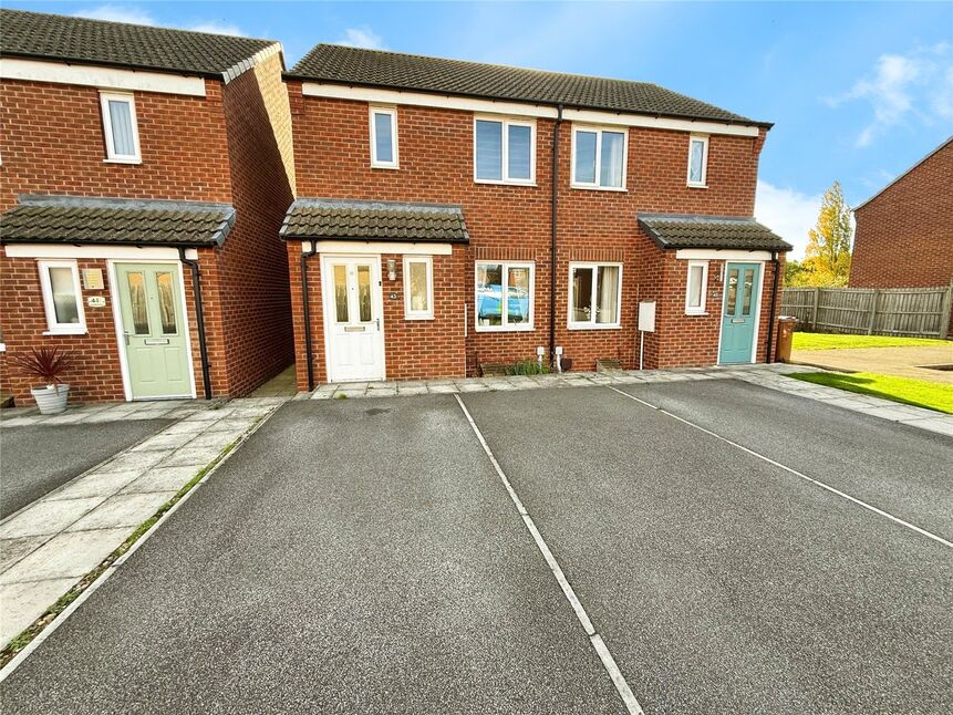 Main image of 2 bedroom Semi Detached House for sale, Crucible Close, North Hykeham, Lincolnshire, LN6