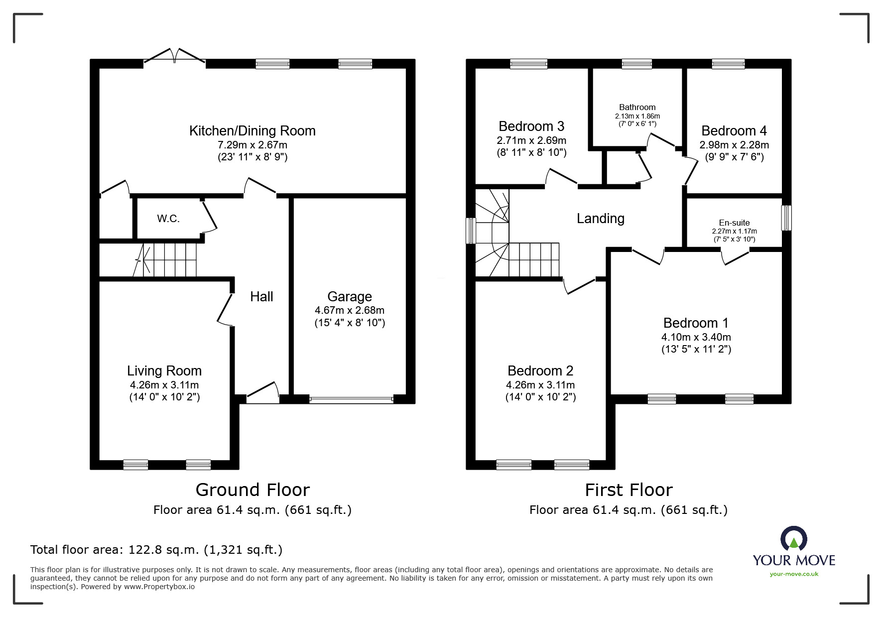 Floorplan of 4 bedroom Detached House to rent, All Saints Road, Lincoln, Lincolnshire, LN2