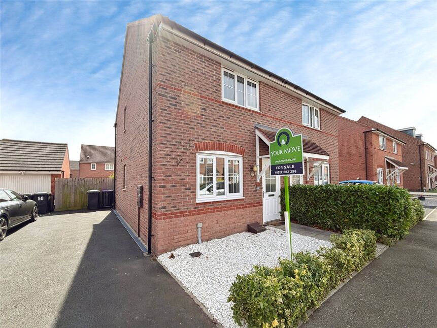 Main image of 2 bedroom Semi Detached House for sale, Vespasian Way, North Hykeham, Lincolnshire, LN6