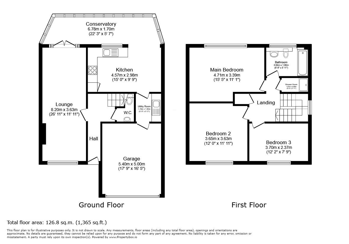 Floorplan of 3 bedroom Detached House for sale, Chantry Avenue, Hartley, Kent, DA3