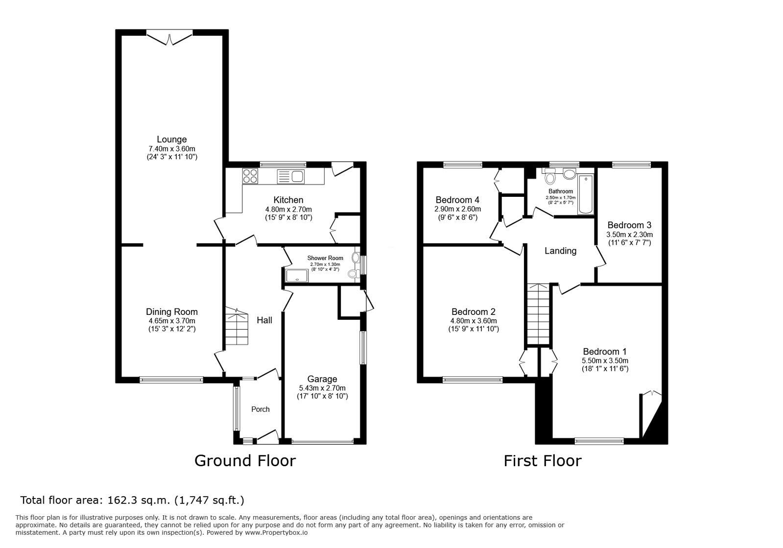 Floorplan of 4 bedroom Detached House for sale, Conifer Avenue, Hartley, Kent, DA3