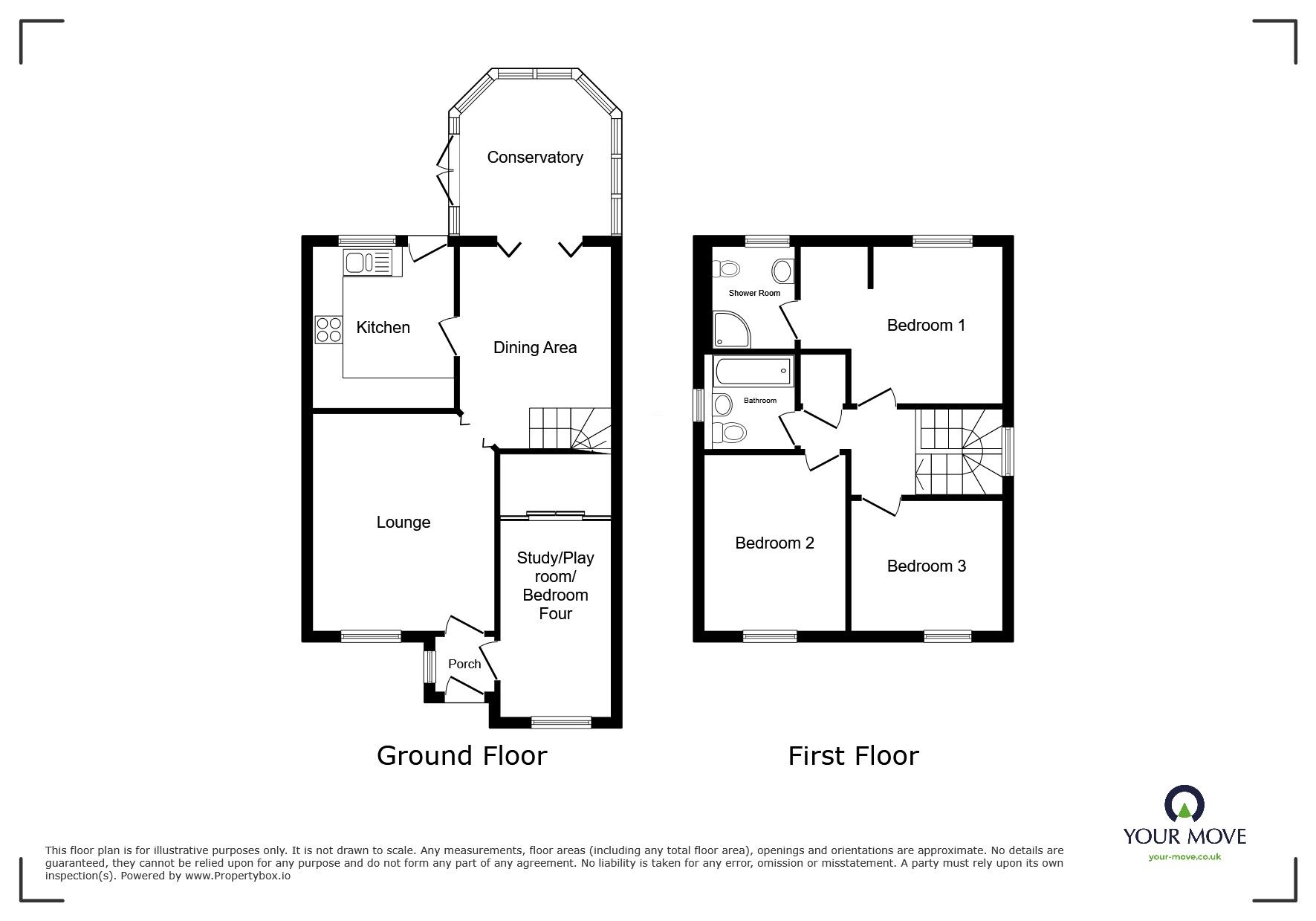Floorplan of 3 bedroom Detached House for sale, Bridge Mill Way, Tovil, Kent, ME15