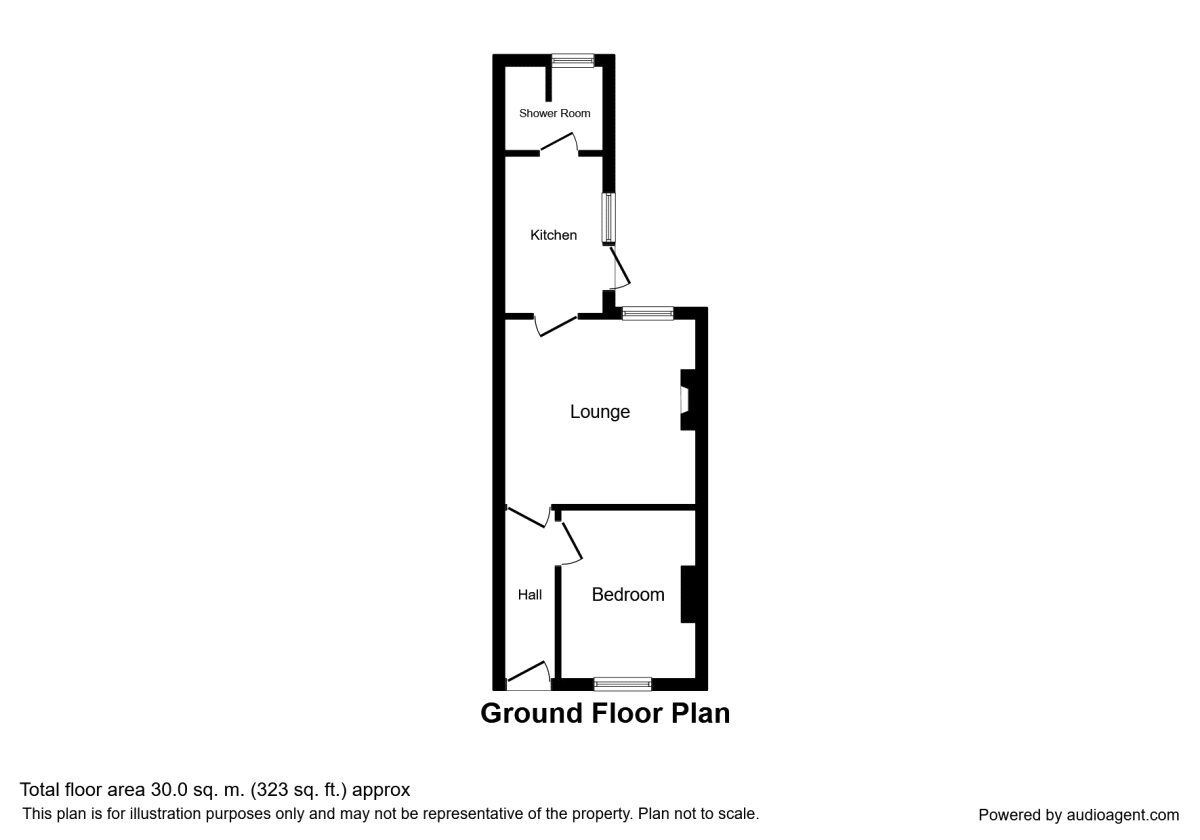 Floorplan of 1 bedroom Flat for sale, Sandling Road, Maidstone, Kent, ME14