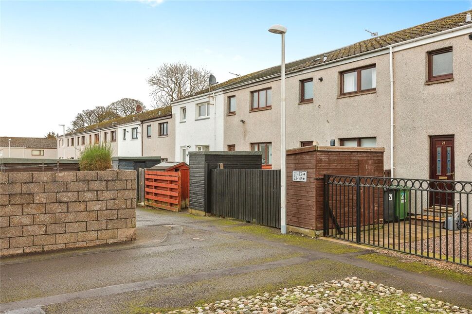 3 bedroom Mid Terrace House for sale, Cairnie Crescent, Arbroath, DD11 £105,000