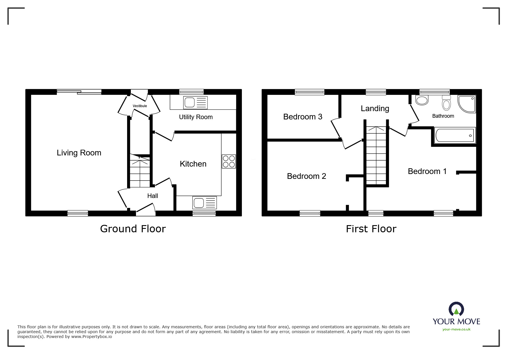 Floorplan of 3 bedroom Semi Detached House to rent, Trinity Road, Brechin, Angus, DD9