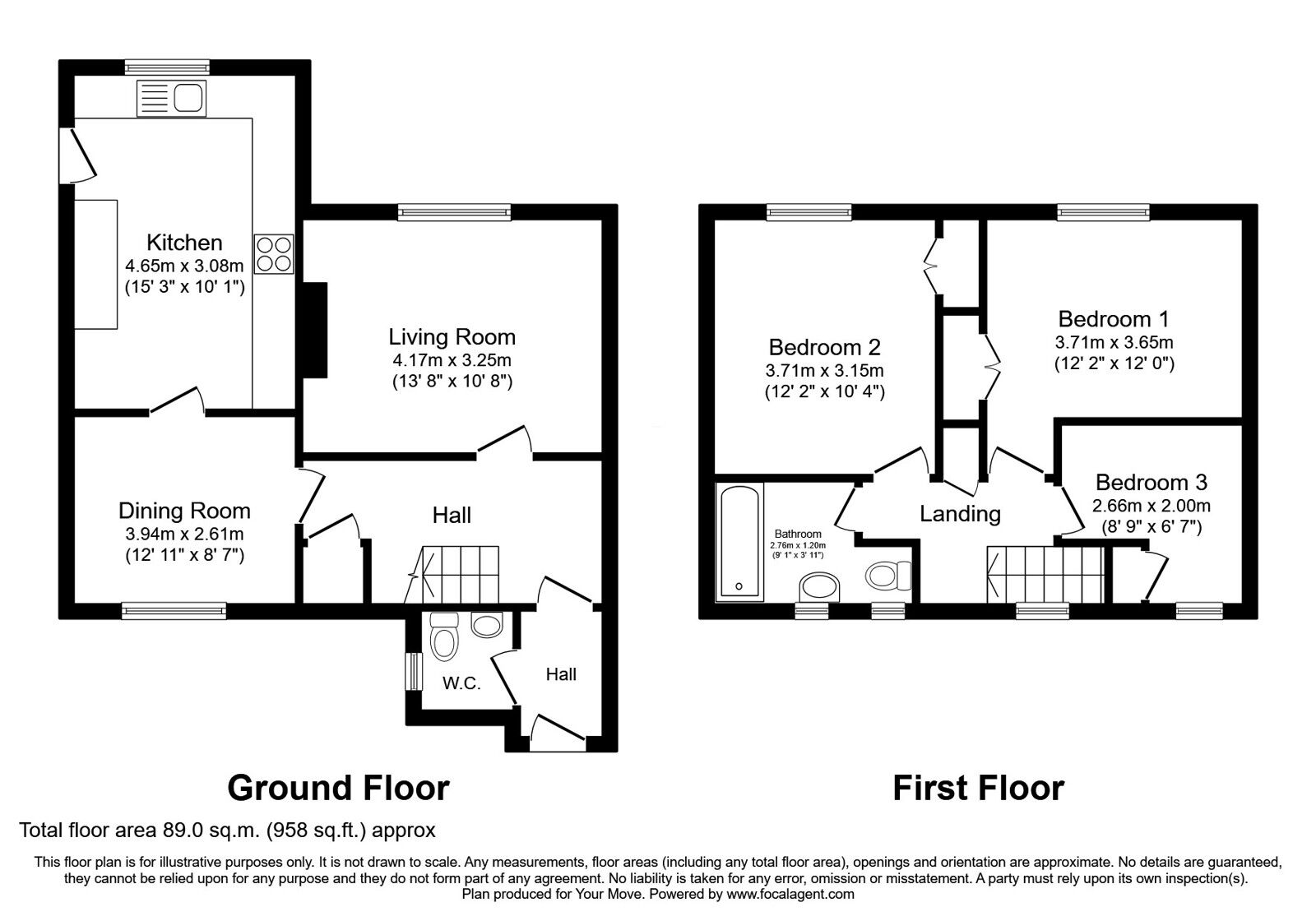 Floorplan of 3 bedroom Semi Detached House for sale, Condor Drive, Arbroath, Angus, DD11