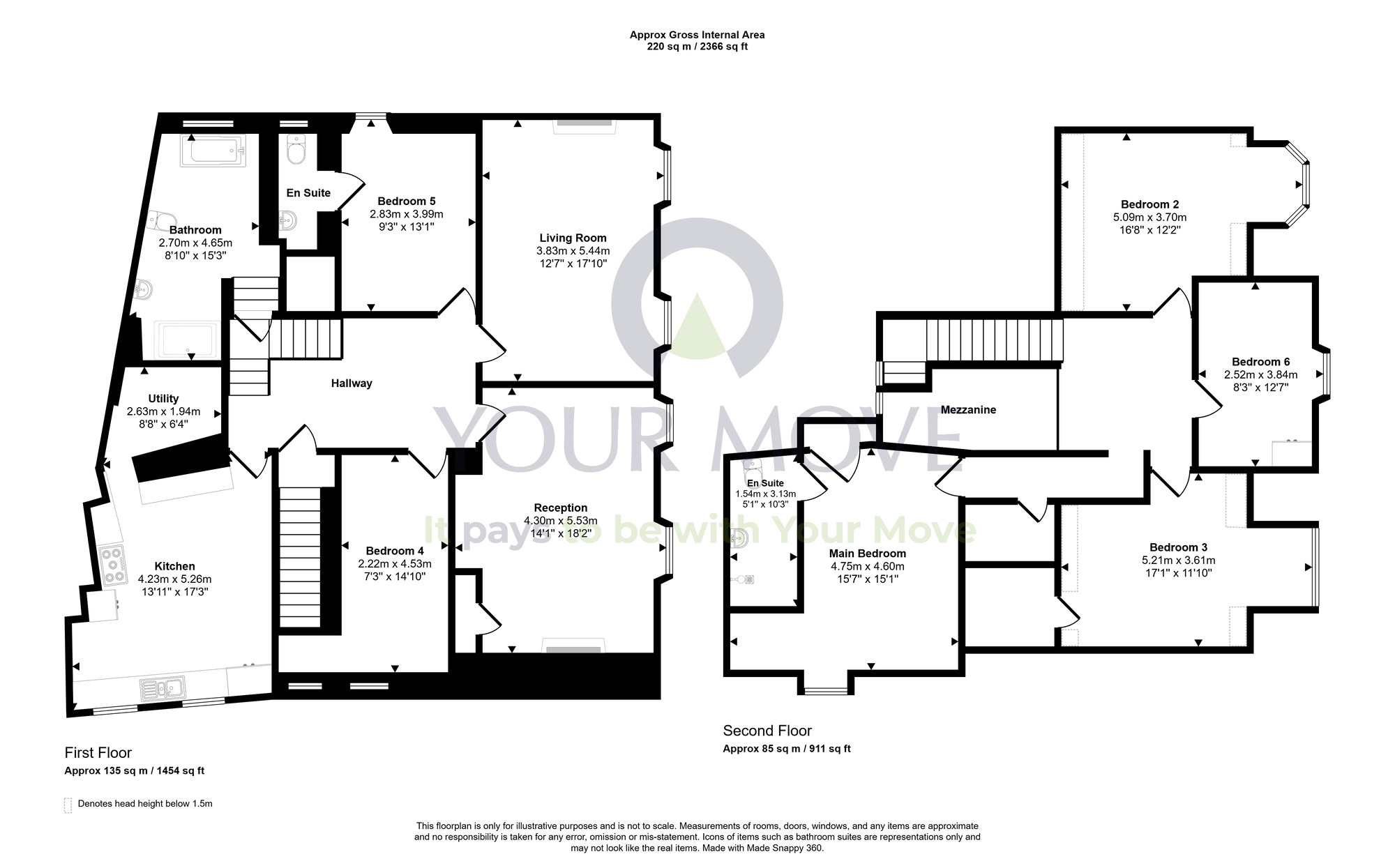 Floorplan of 6 bedroom End Terrace House for sale, Panmure Street, Montrose, Angus, DD10