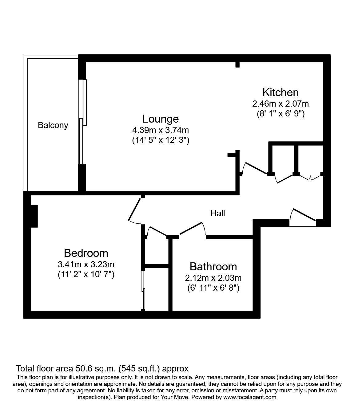Floorplan of 1 bedroom  Flat to rent, Phoenix Street, Plymouth, PL1
