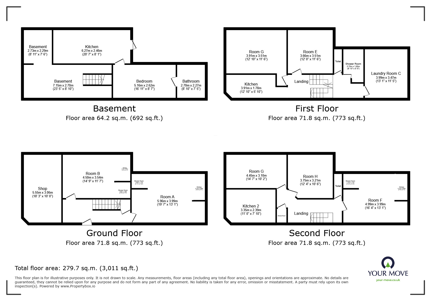 Floorplan of 8 bedroom End Terrace House for sale, Molesworth Road, Stoke, Devon, PL1