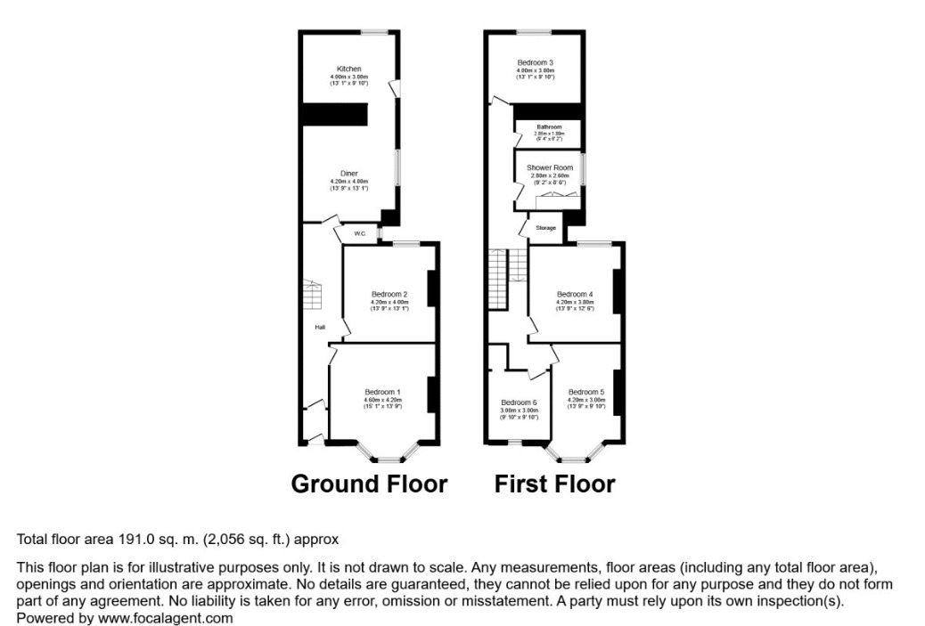 Floorplan of 1 bedroom Room to rent, May Terrace, Plymouth, Devon, PL4