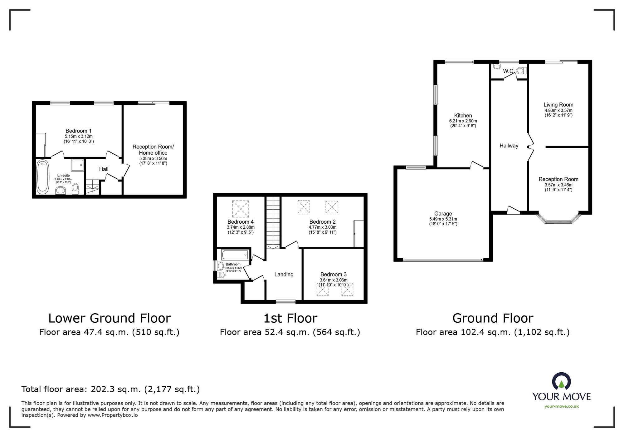 Floorplan of 5 bedroom Detached House for sale, Willow Close, Newton Abbot, Devon, TQ12