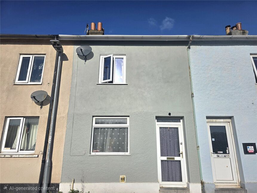 Main image of 2 bedroom Mid Terrace House for sale, Bradley Lane, Newton Abbot, Devon, TQ12