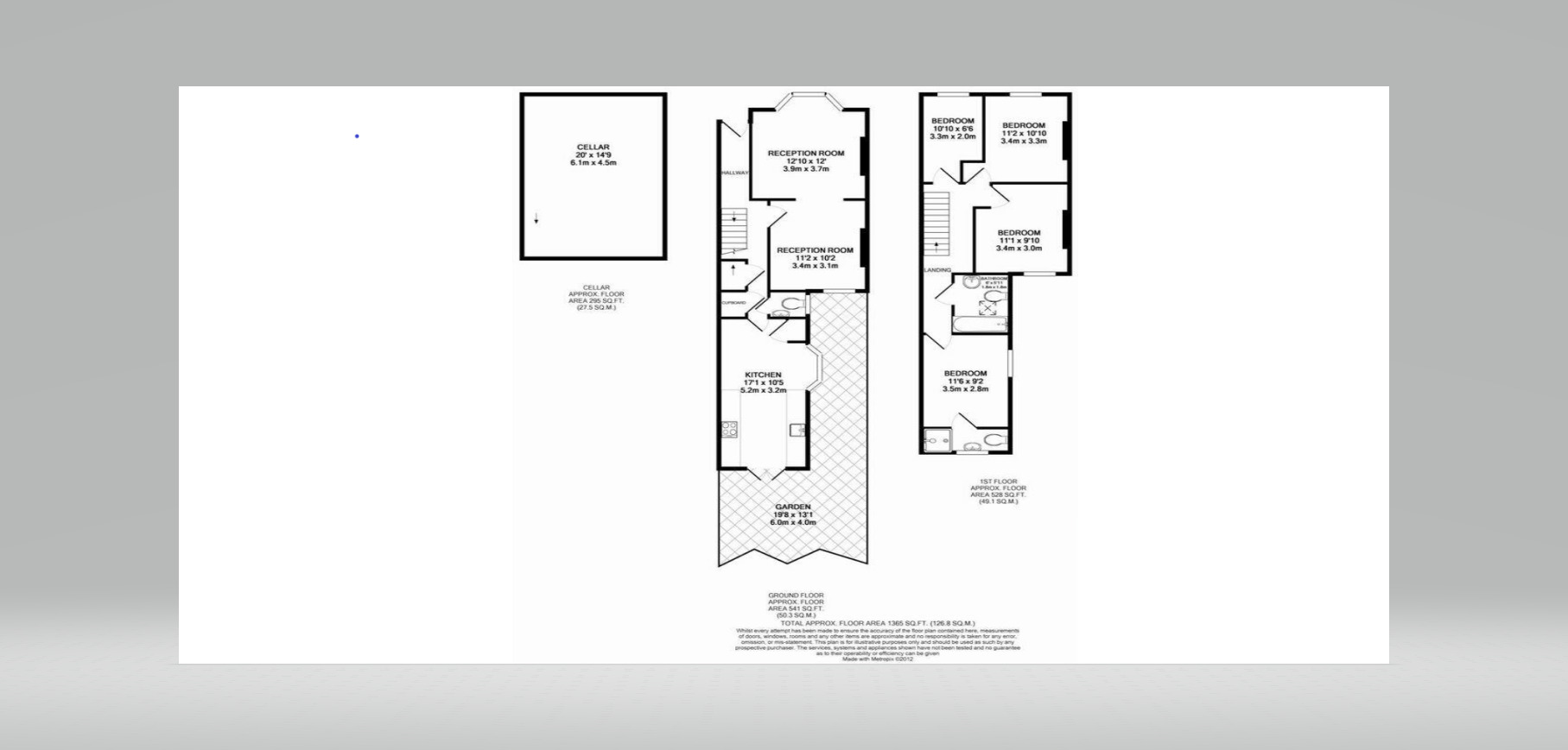 Floorplan of 4 bedroom  House to rent, Elverson Road, London, SE8