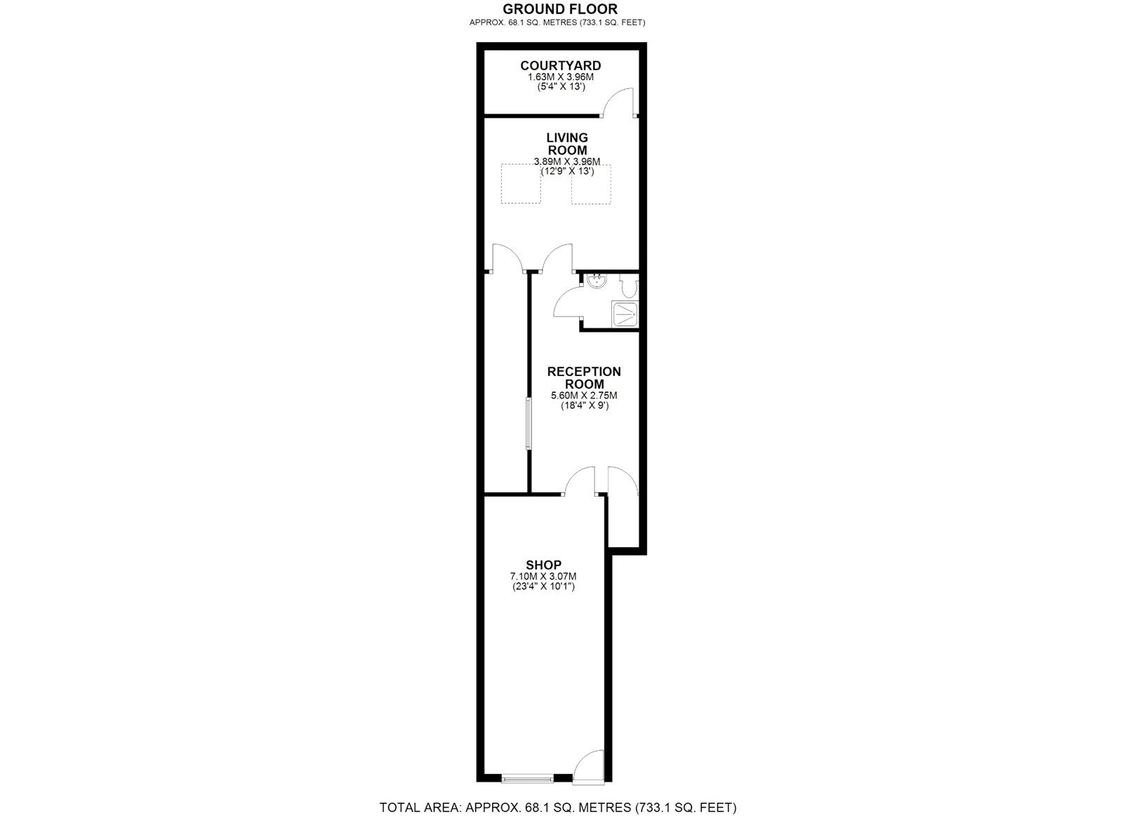 Floorplan of 4 bedroom Mid Terrace Land/Plot for sale, Old Kent Road, London, SE15