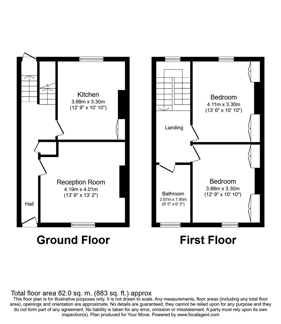 Floorplan of Flat for sale, Kender Street, London, SE14