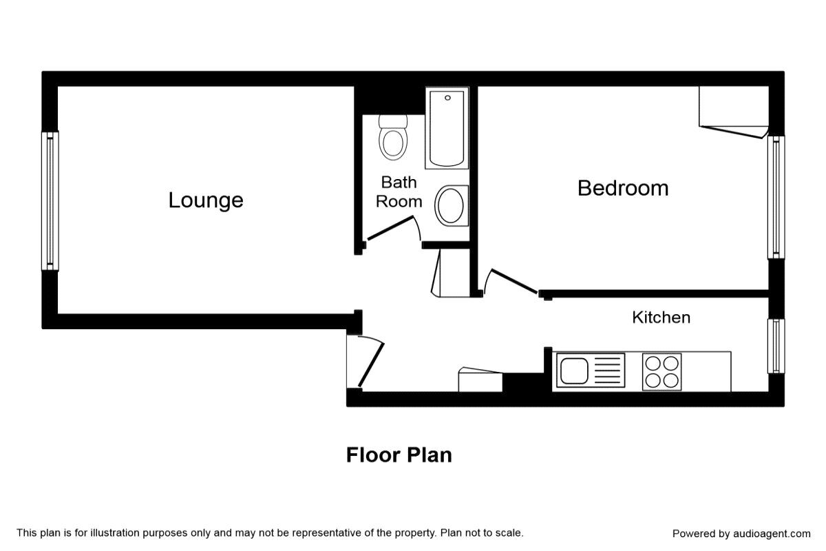 Floorplan of 1 bedroom Flat for sale, South Norwood Hill, London, SE25