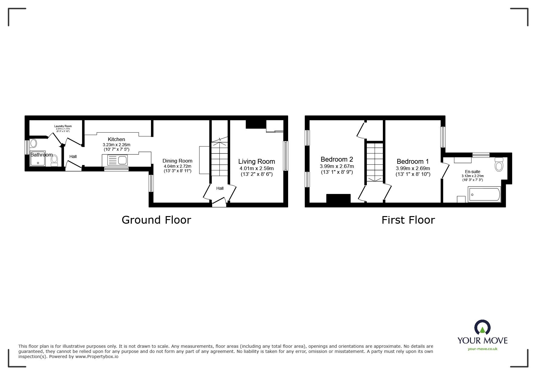 Floorplan of 2 bedroom Mid Terrace House for sale, Brook Street, Erith, DA8